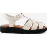 Dune Women's Loch Leather Fisherman Sandals - Ecru - UK 6 | The Hut (UK)