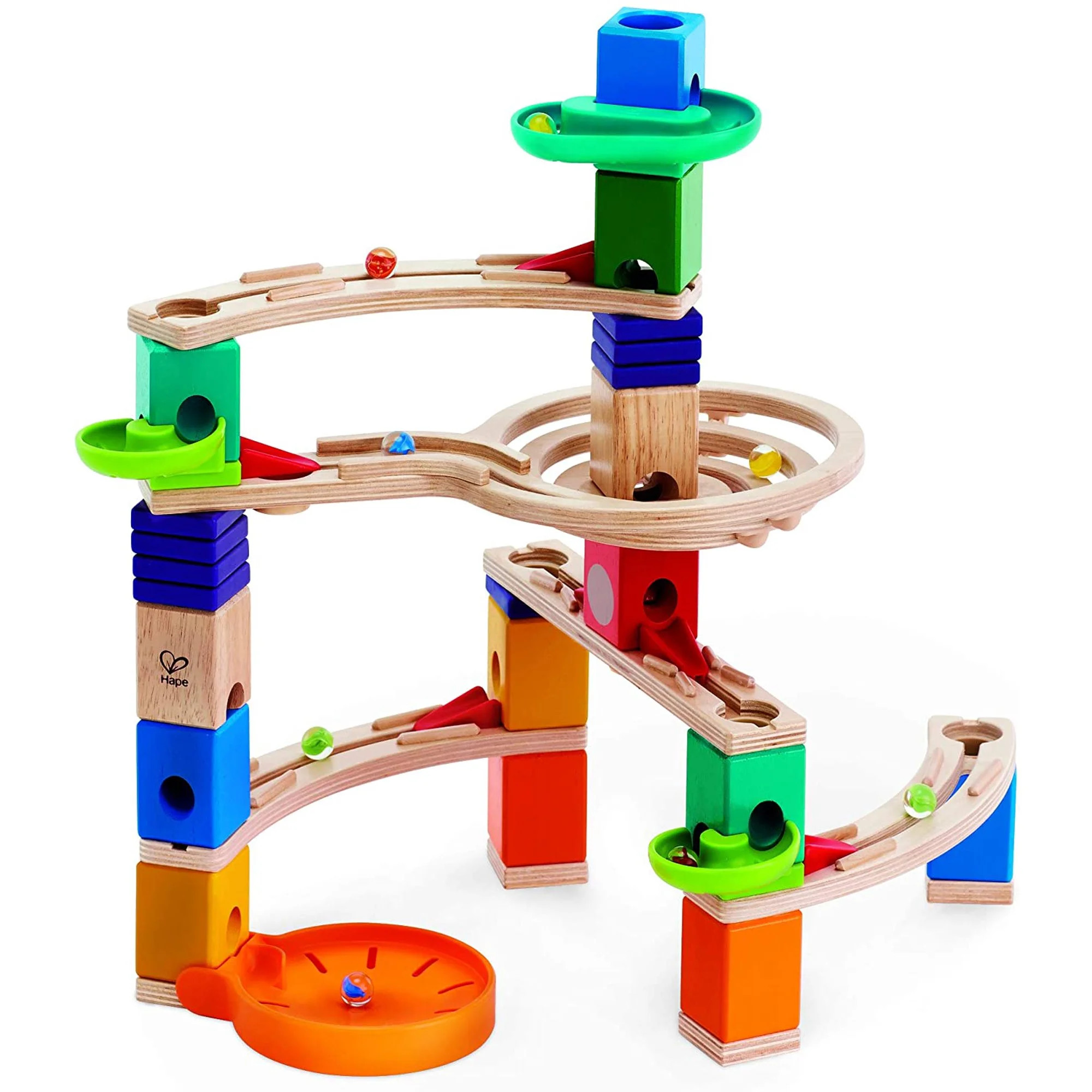 Hape Quadrilla Cliff Hanger Wooden Marble Run Construction Building Set, Unisex, Ages 4 & up - Wa... | Walmart (US)