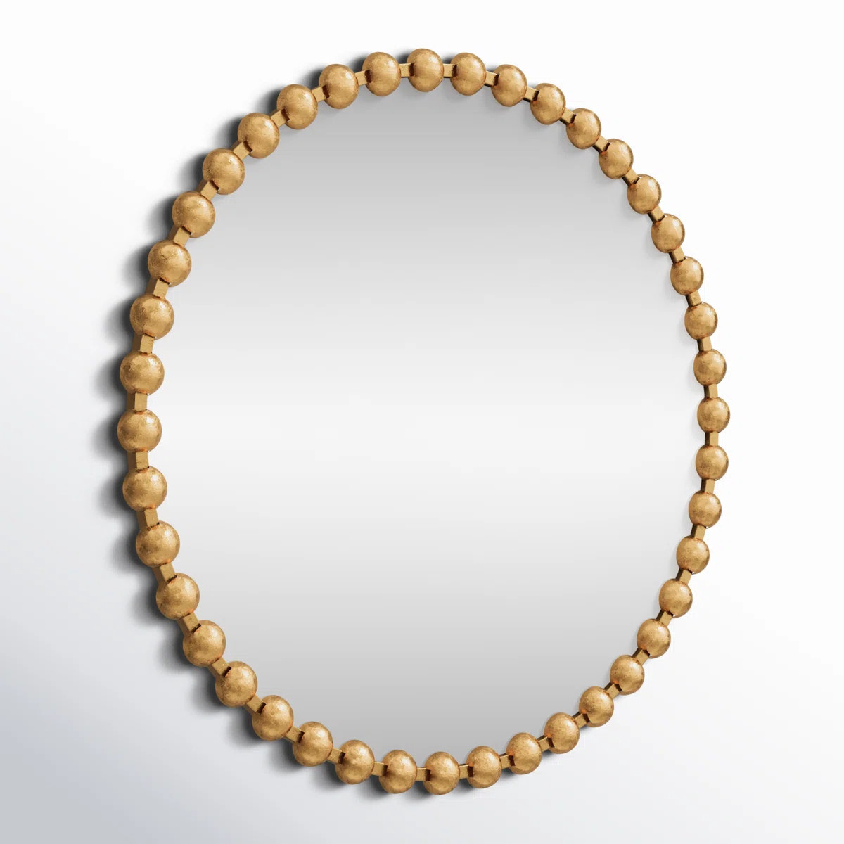 Marlowe Beaded Round Wall Mirror | Wayfair North America
