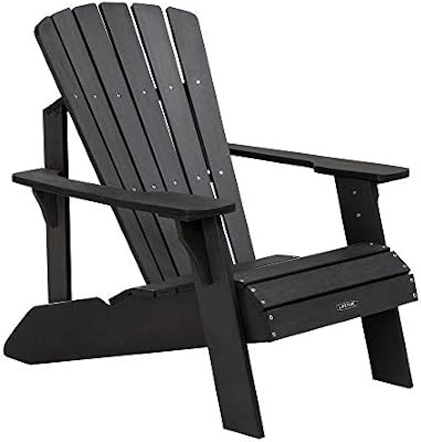 LIFETIME 60284 Adirondack Chair, Black | Amazon (US)