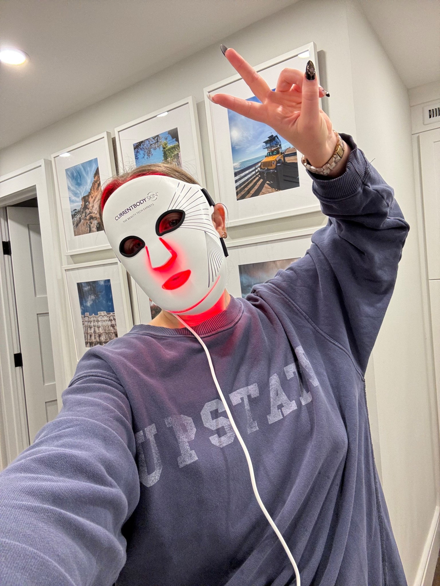 Just as scary as a Halloween mask 😂 The best LED red light therapy mask on the market!  USE CODE: JACKIELED for 10% off

#LTKHalloween #LTKOver40 #LTKBeauty