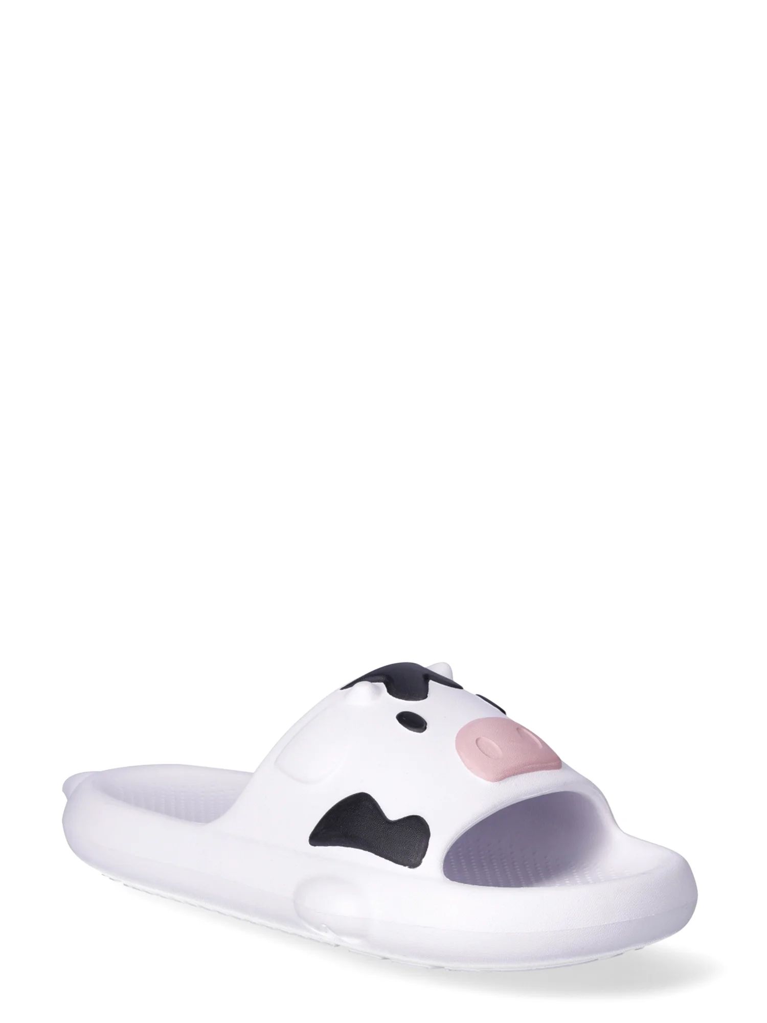 Wonder Nation Girls Critter Slide Sandals | Walmart (US)
