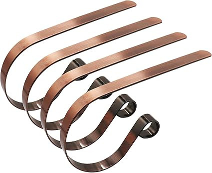 Christmas Stocking Holder for Mantle, Non-Slip Safety Stocking Hanger, Stocking Hooks for Christm... | Amazon (US)