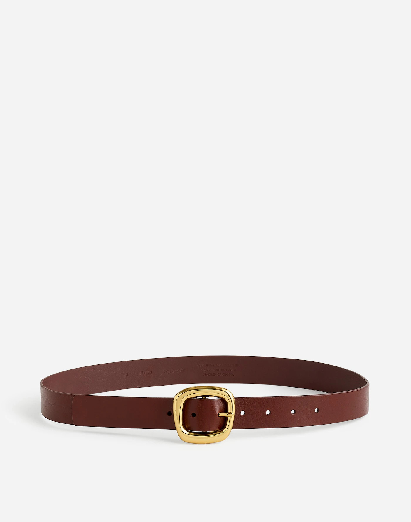 Sculptural Buckle Belt | Madewell