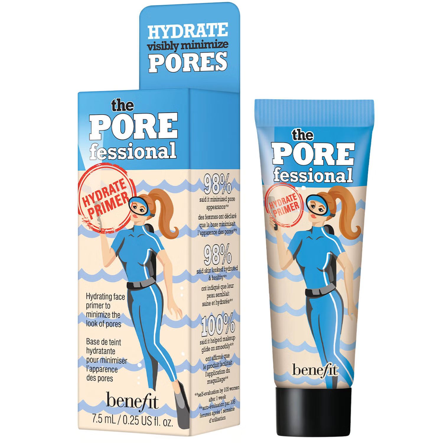benefit The Porefessional Hydrate Face Primer Mini 7.5ml | Look Fantastic (UK)