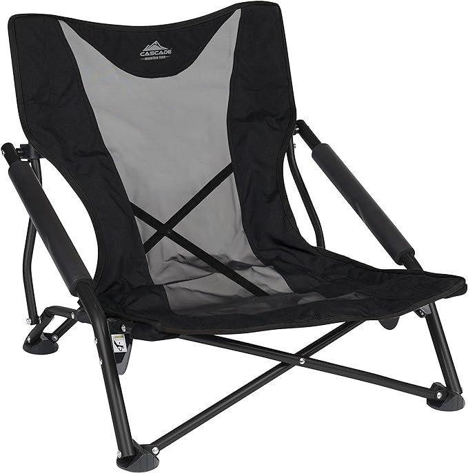 Cascade Mountain Tech Folding Camp Chair for Camping, Beach, Picnic, Barbqeues, Sporting Events w... | Amazon (US)