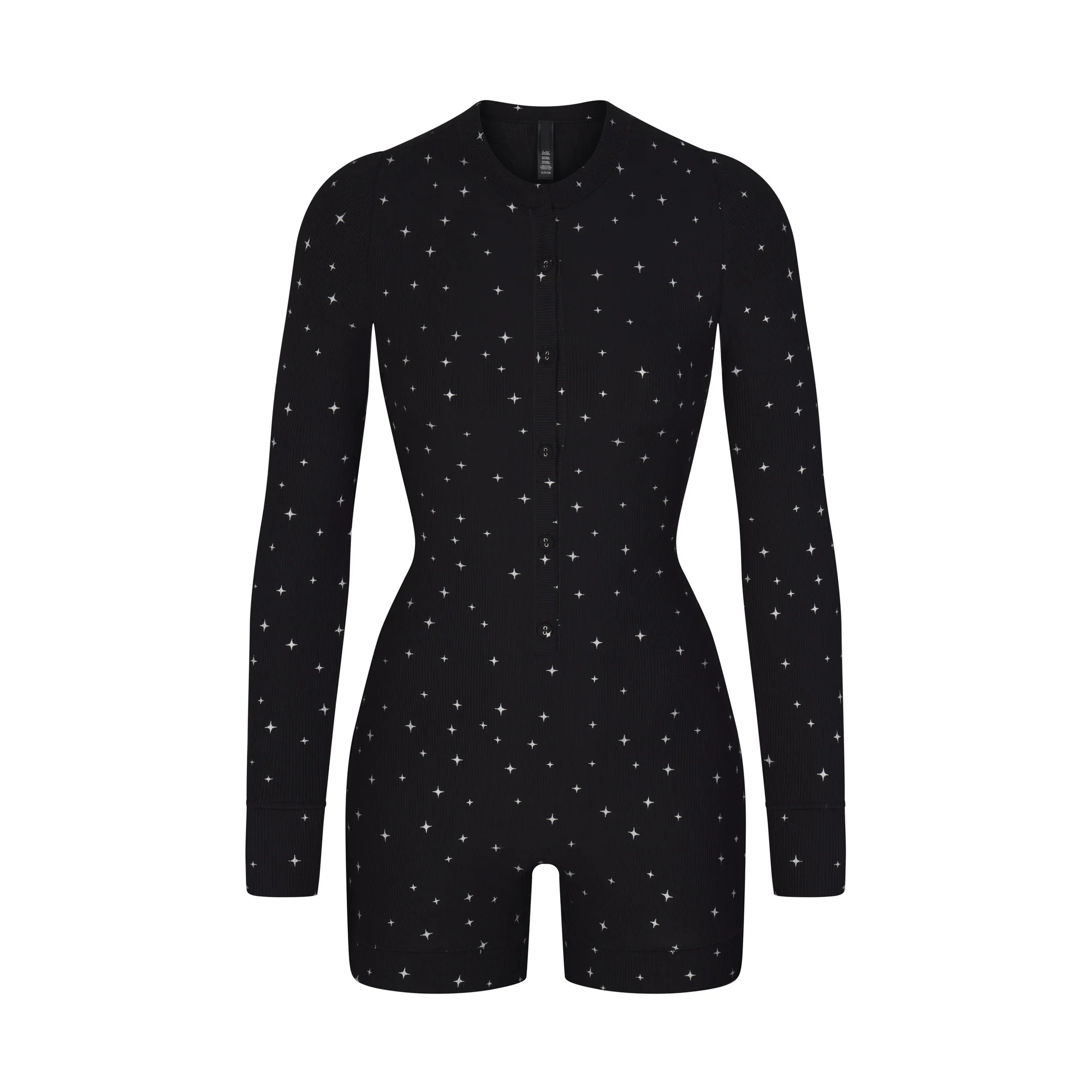 BUTTON UP HENLEY ONESIE | SKIMS (US)