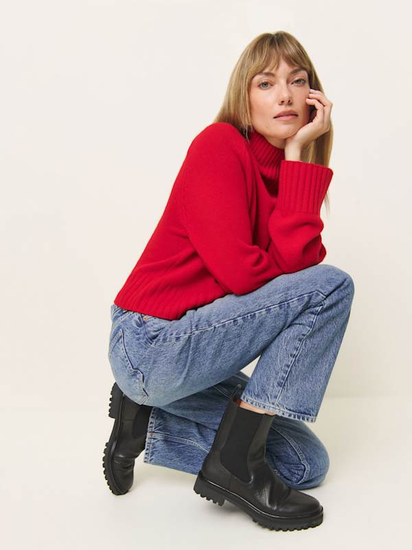 Katerina Lug Sole Chelsea Boot | Reformation (Global)