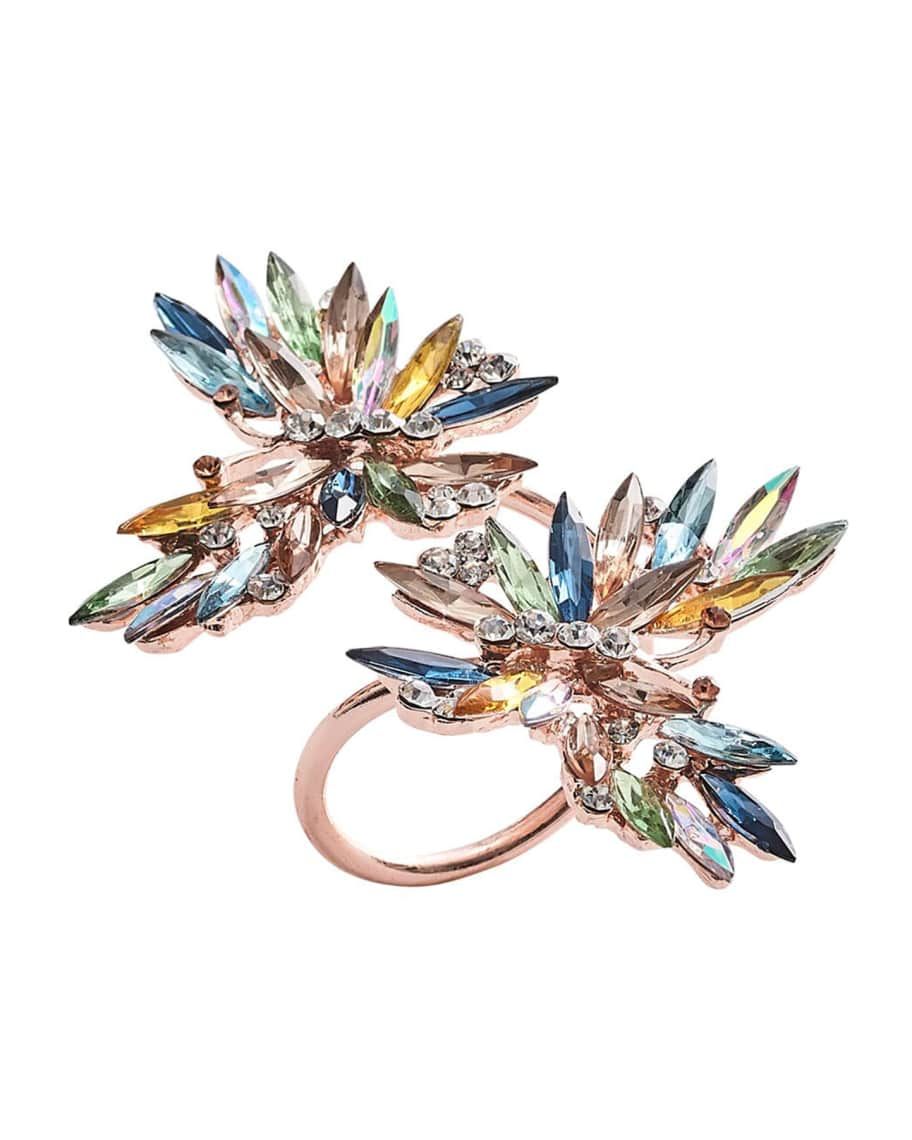 Kim Seybert Butterflies Napkin Rings, Set of 4 | Neiman Marcus