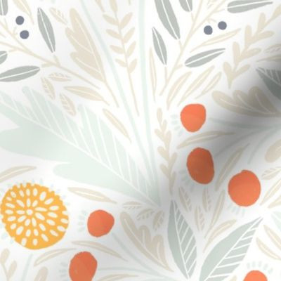 Astrid (white) | Spoonflower