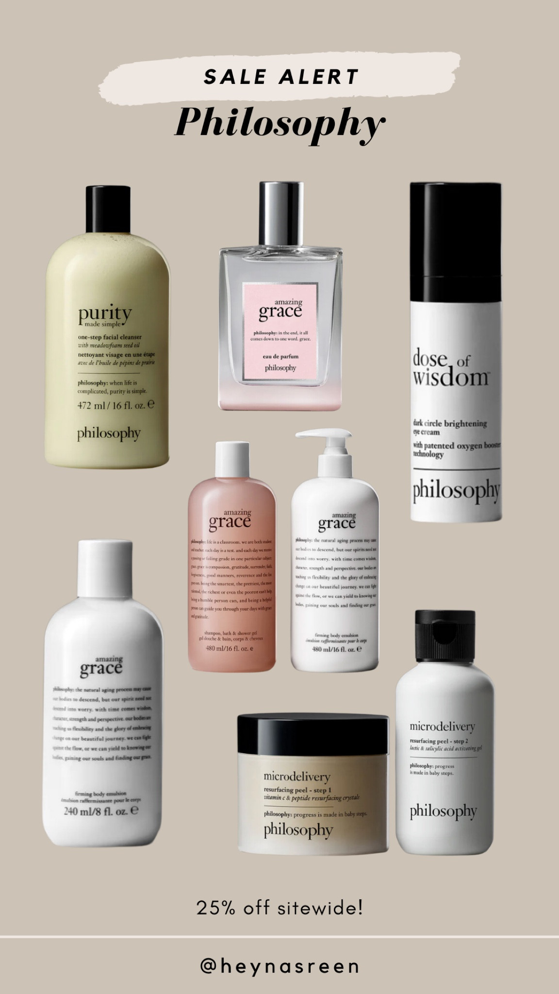 I’m loving the @lovephilosophy sale! 25% off sitewide. Sharing all my favorites here! 
#philosophypartner

#LTKSaleAlert #LTKBeauty #LTKFindsUnder100