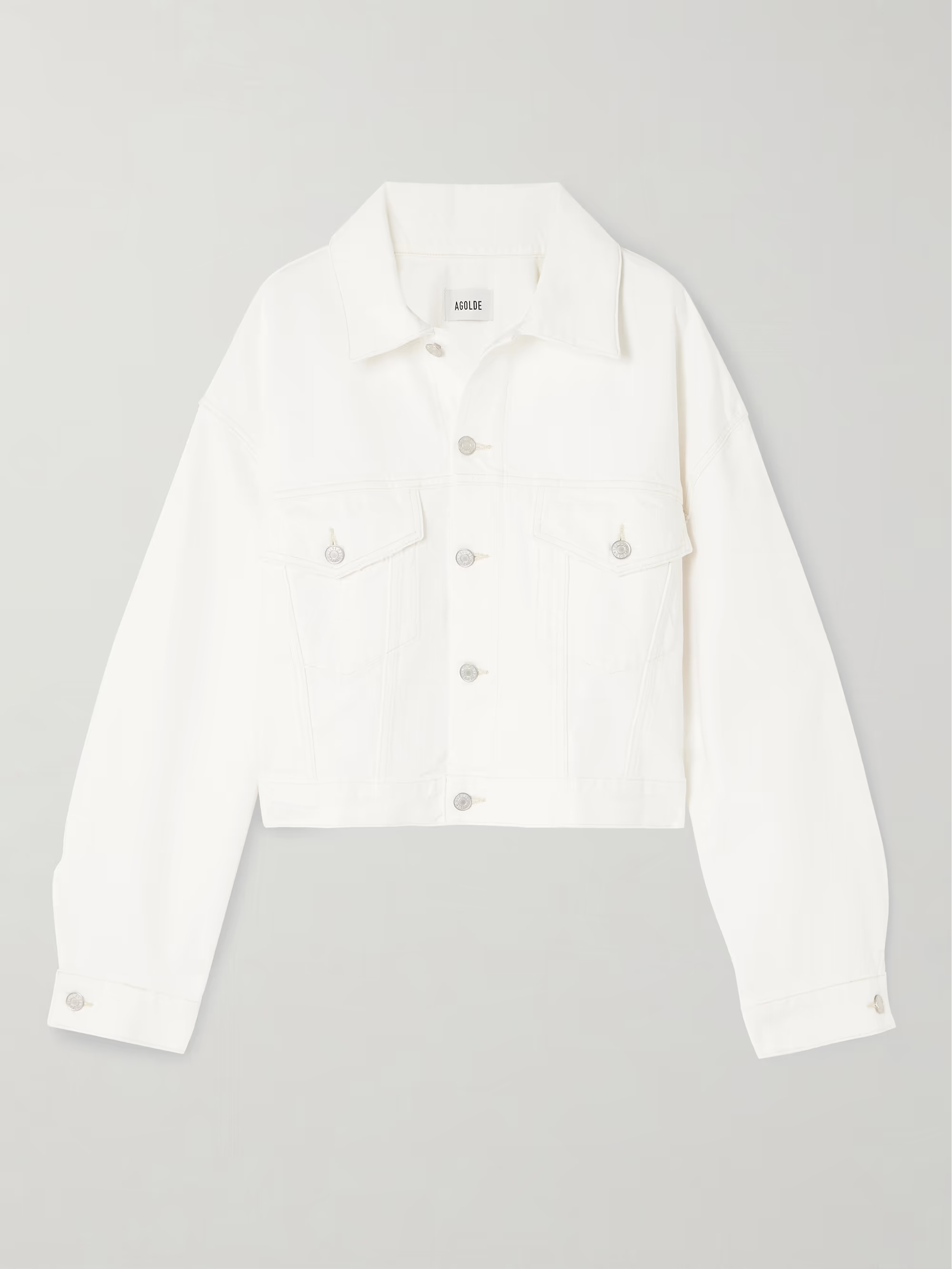 Palmer cropped recycled-denim jacket | NET-A-PORTER (UK & EU)