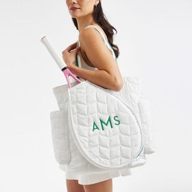Lightweight Puffer Tennis Tote | Mark and Graham