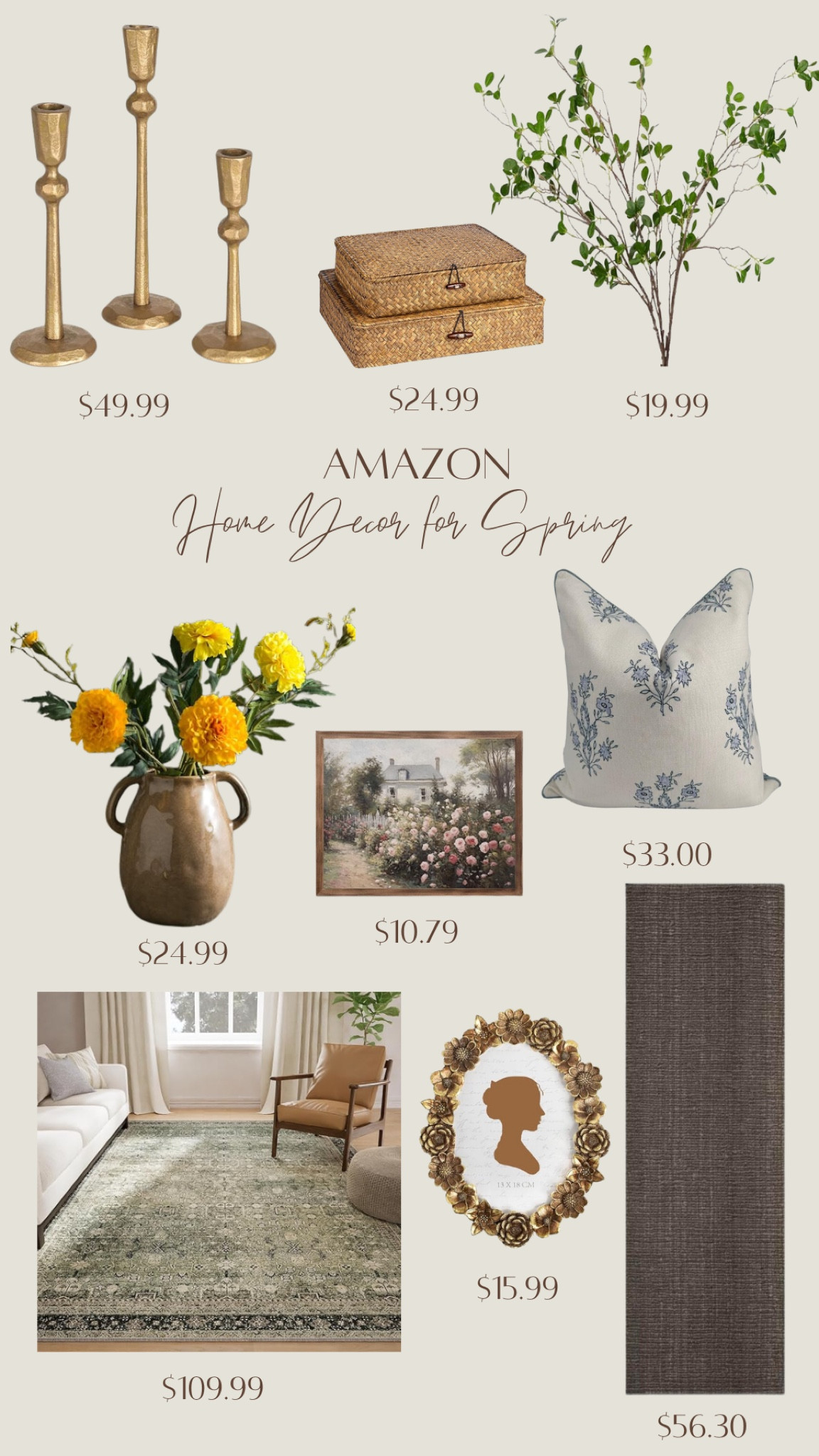 Amazon Home Decor for Spring ☀️

#LTKfindsunder100 #LTKhome #LTKSeasonal