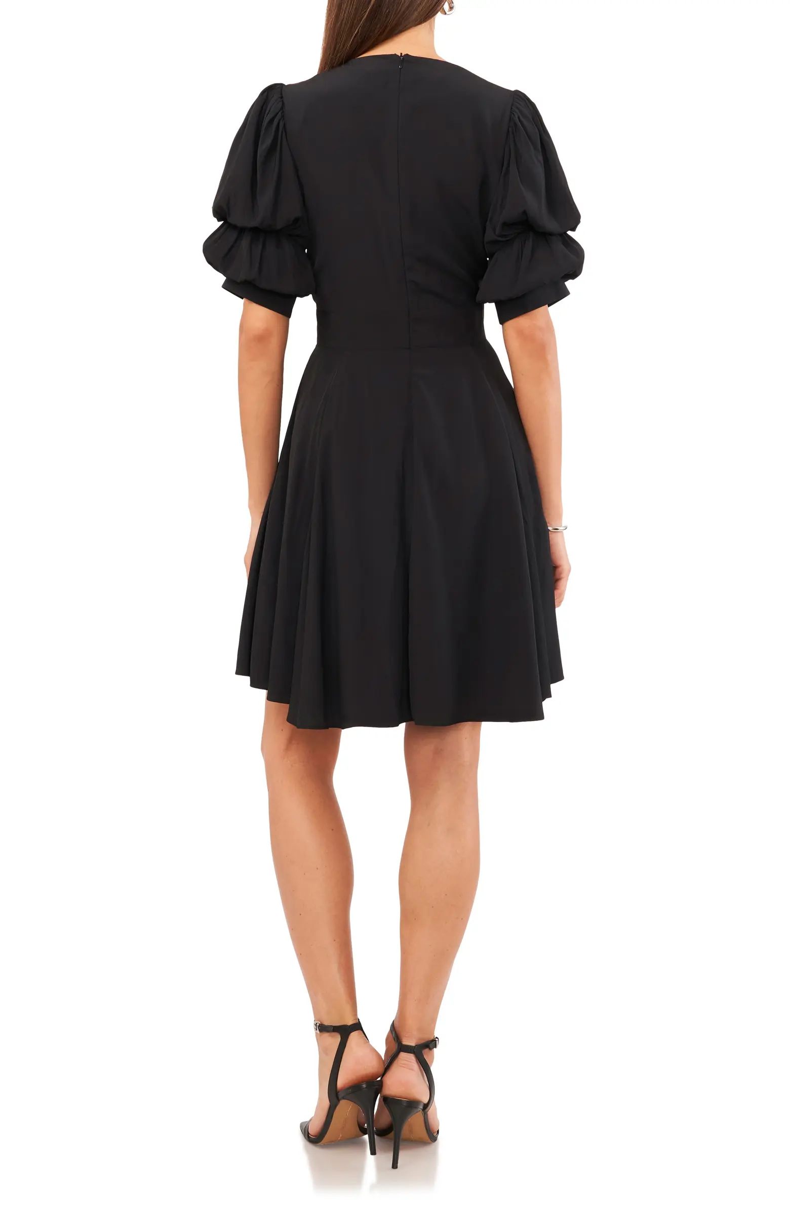 Tiered Bubble Sleeve Dress | Nordstrom