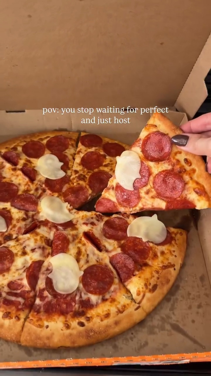 I used to talk myself out of hosting because I thought the whole house had to be spotless first 🤍 spoiler: nobody’s checking. The kids just wanted to be together and have fun, so I stopped waiting for “perfect” and invited my daughter’s whole class over for a back-to-school SummerWeen party 👻

A few slices of mozzarella cut out in ghost shapes & slapped on pizza, ice cream, some jack-o-lantern pool floats, and we had a backyard full of happy kids! ☺️

See something in the video you love? LMK and I’ll send you the links 

Save this for your own end-of-summer get-together, and follow for more hosting ideas!

#backtoschool #summerween #hosting #kidsparty #hostesswiththemostess