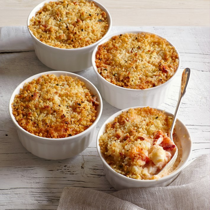 Lobster Mac &amp; Cheese Ramekins, Set of 4 | Williams-Sonoma
