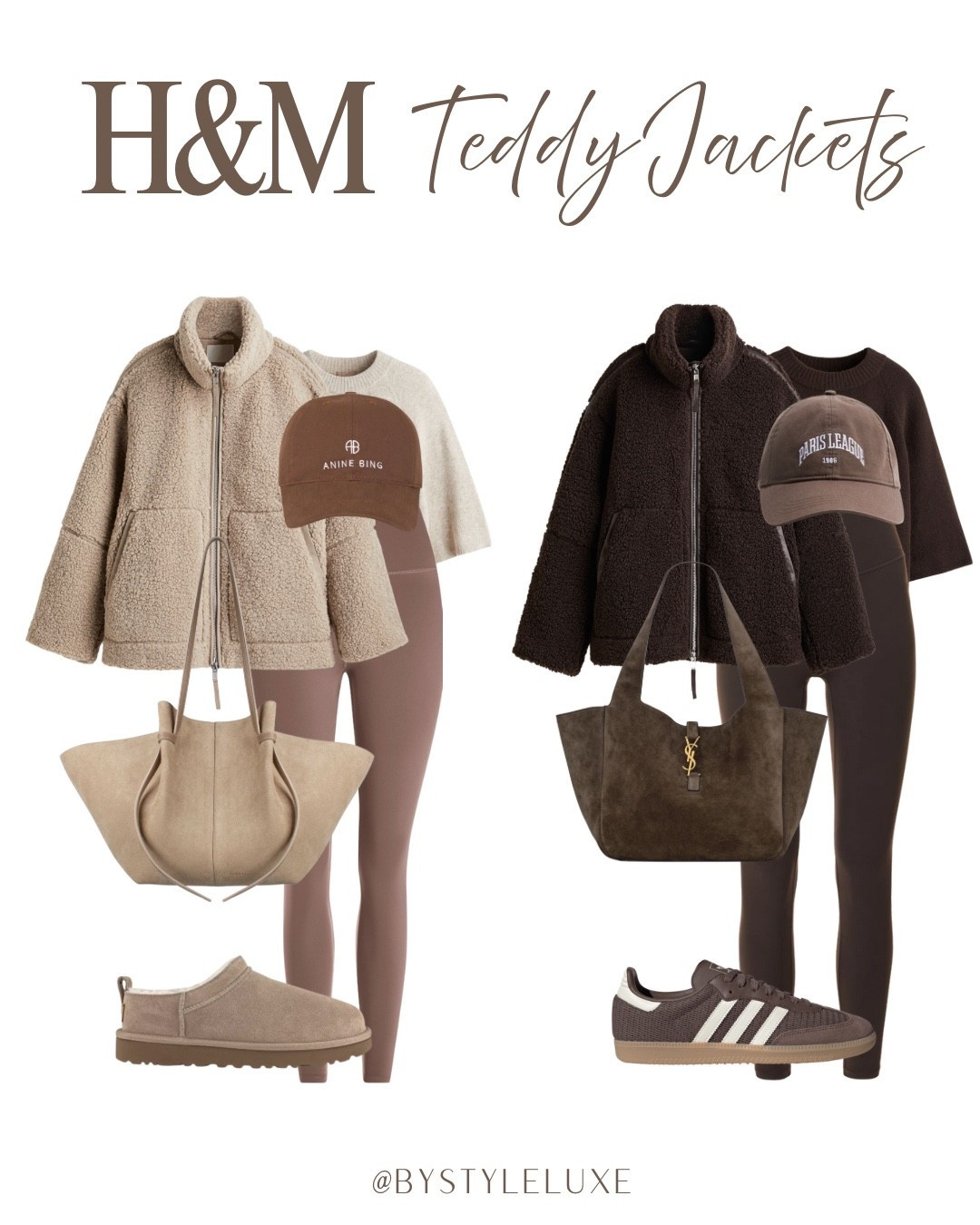 H&M Teddy Jackets - these sell out every single year without fail and they’ve just been restocked with a new chocolate brown colourway too 😍

#cosy #autumnoutfit #causal 

#LTKshoes #LTKautumn #LTKstyletip