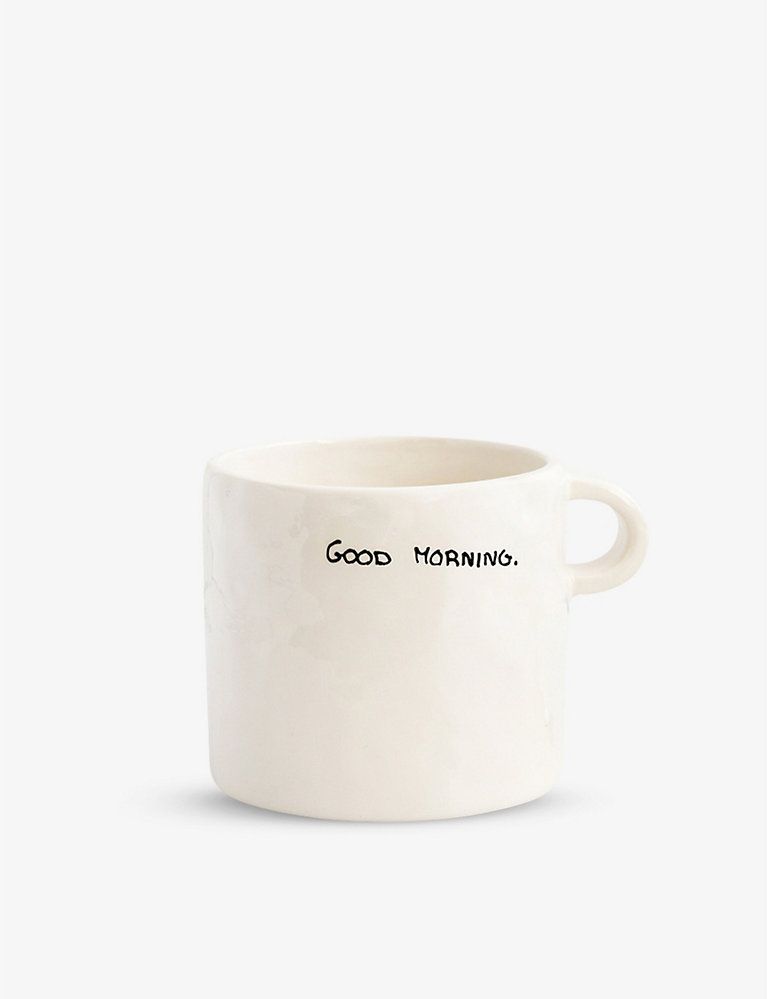 Good Morning ceramic mug 9cm | Selfridges
