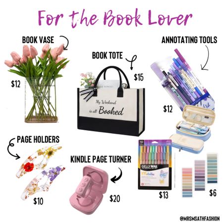 Over the last year I have gotten back into reading so put together ideas for the book lover in your life. I have all these annotating tools and love them! The page holders are def on my stocking stuffer wish list! 

#LTKHoliday #LTKGiftGuide #LTKsalealert
