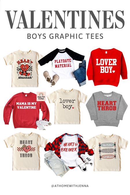 Boys Valentines Day graphic tees 

#LTKfamily #LTKSeasonal #LTKkids
