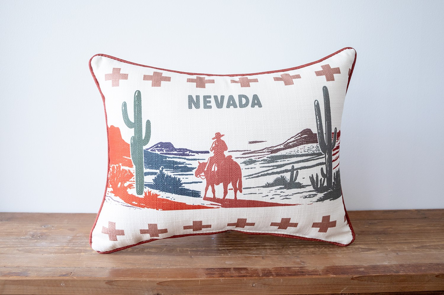 Cowboy On The Range Pillow | Little Birdie | Little Birdie