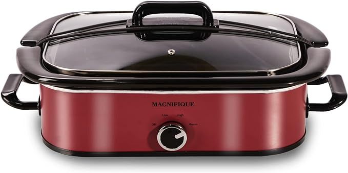 Magnifique 4-Quart Slow Cooker with Casserole Manual Warm Setting - Perfect Kitchen Small Applian... | Amazon (US)