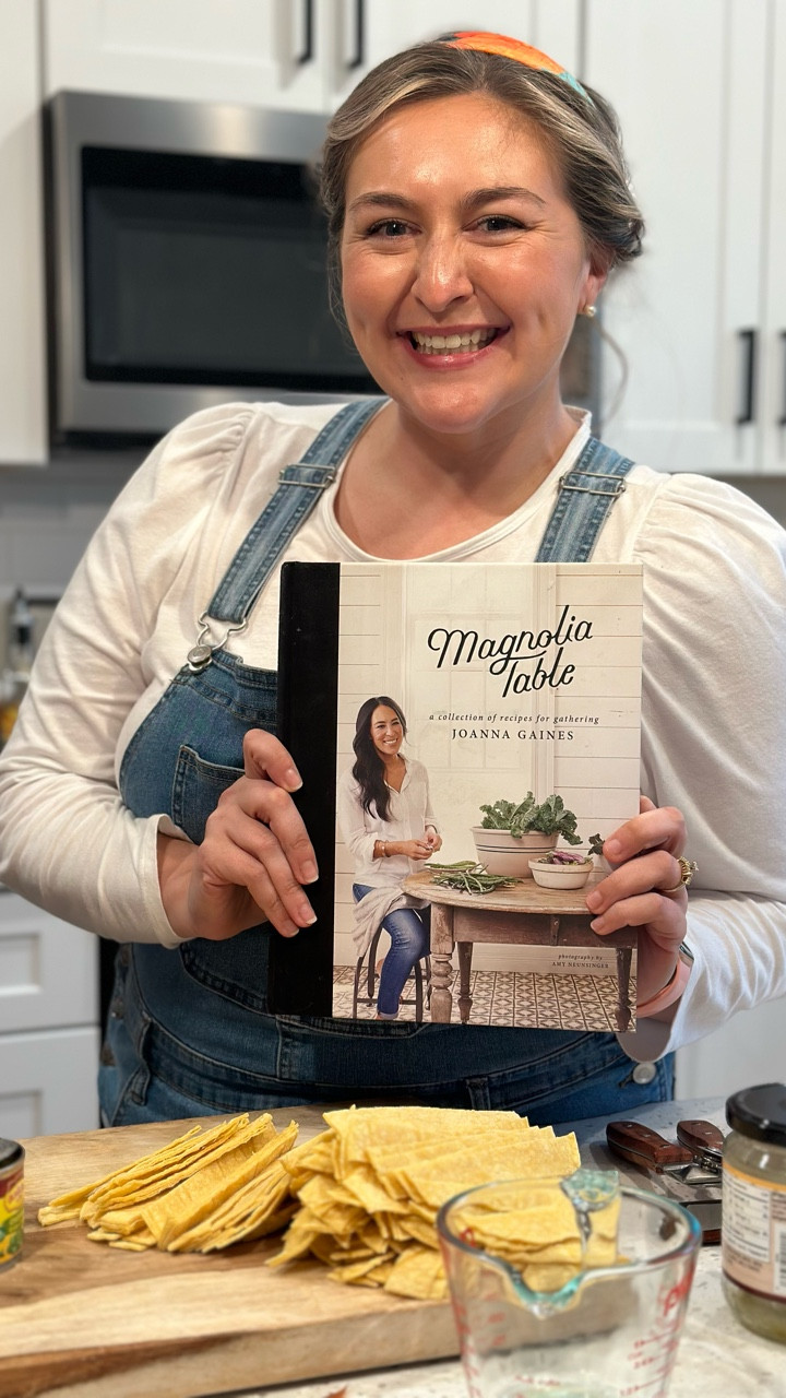 Breaking out the Magnolia Table cookbook to try @joannagaines’ King Ranch Chicken! This recipe was spicy, creamy, and DELICIOUS!!!! I tweaked it a little with the greek yogurt, but you can use regular sour cream like her recipe calls for! 

#thearthurs #arthurfarmhouse #cookingwithsunshine #sunshinekitchen #cooking #recipes #homecooking