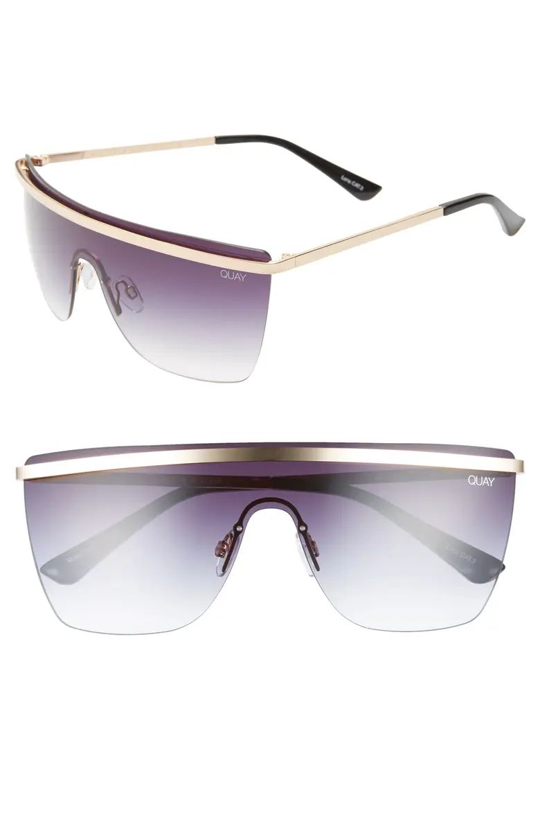 Quay Australia x JLO Get Right 54mm Flat Top Shield Sunglasses | Nordstrom | Nordstrom