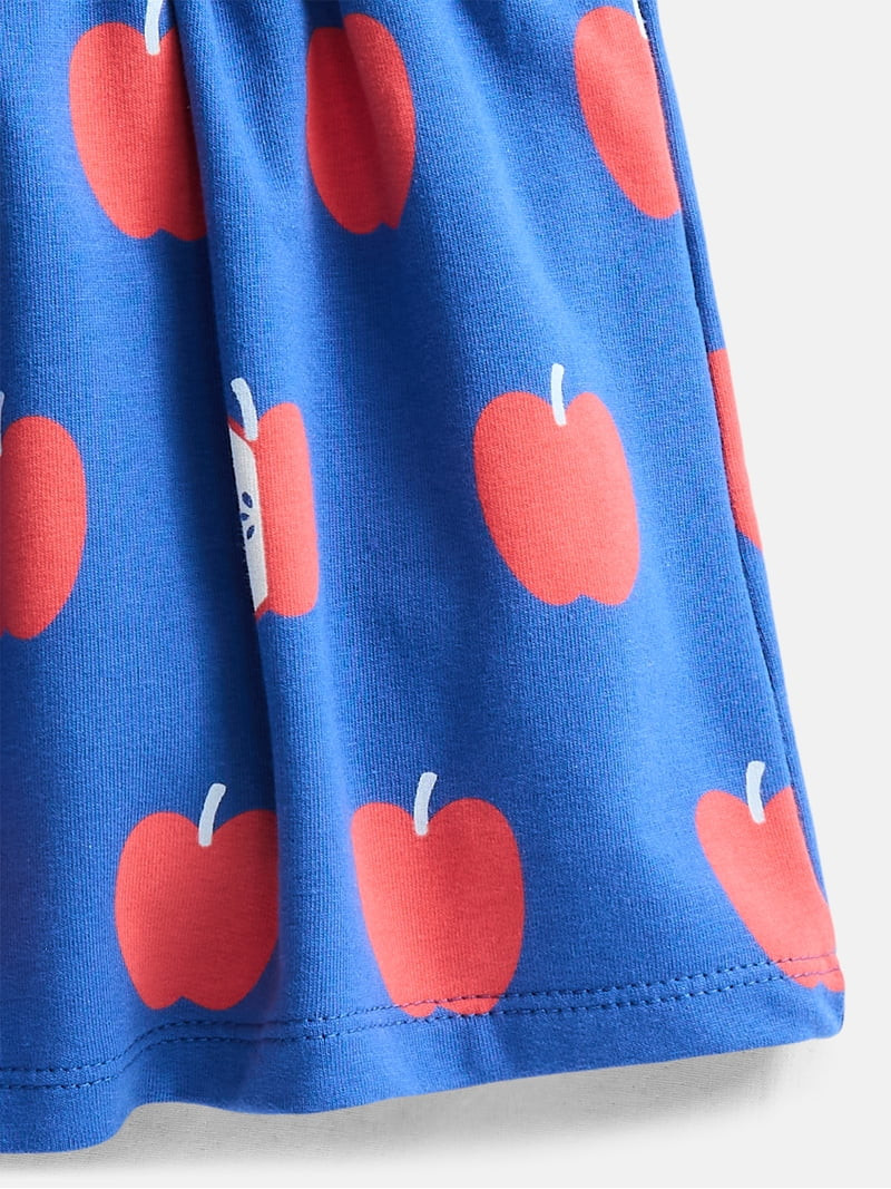 Wonder Nation Little Girls Scooter Skirt with Paperbag Waist, Sizes 4-10 | Walmart (US)