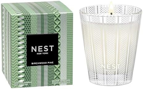 NEST New York Scented Classic Christmas Tree Candle, Birchwood Pine - 8.1 oz - Up to 60-Hour Burn... | Amazon (US)