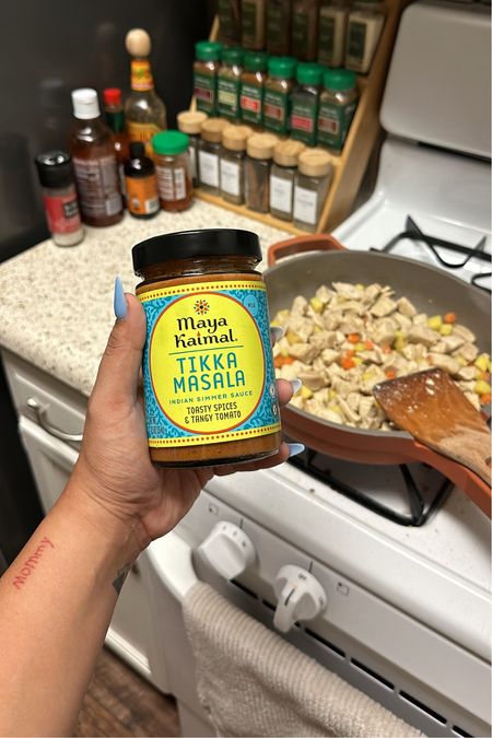 I love this brand for tikka and butter masala! Soo good with chicken, potatoes and carrots 👌🏼 super simple, served over rice, and you have a delicious meal 😋 

#LTKParties #LTKSaleAlert #LTKHome