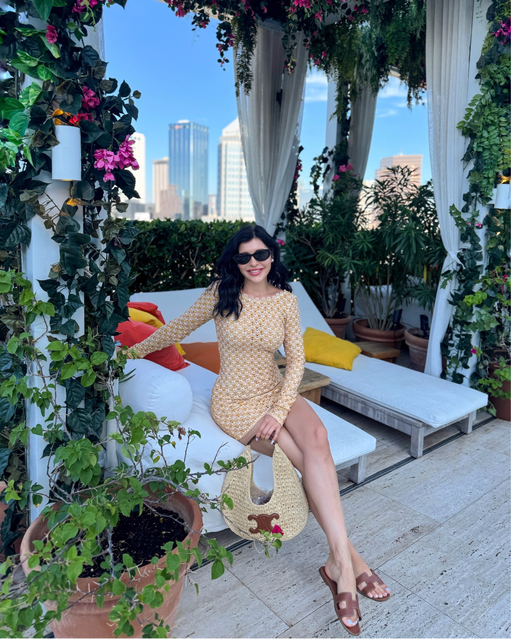 Missoni backless yellow coverup dress and Celine raffia bag 🫶🏻

#LTKSwim #LTKItBag #LTKStyleTip
