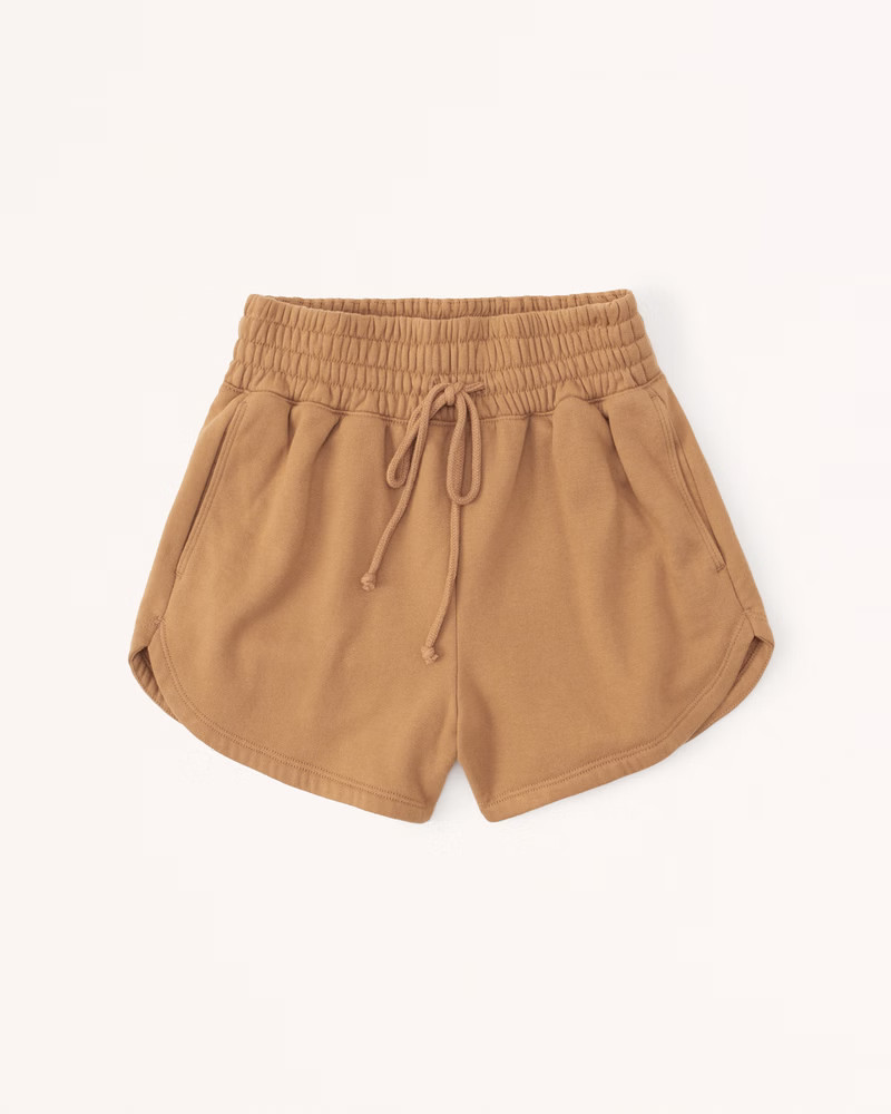 Dolphin-Hem Fleece Shorts | Abercrombie & Fitch (US)