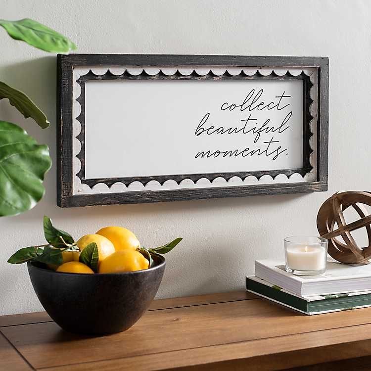 Collect Beautiful Moments Framed Wall Plaque | Kirkland's Home