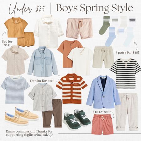 Boys spring outfits under $25!

#LTKkids #LTKSeasonal #LTKsalealert