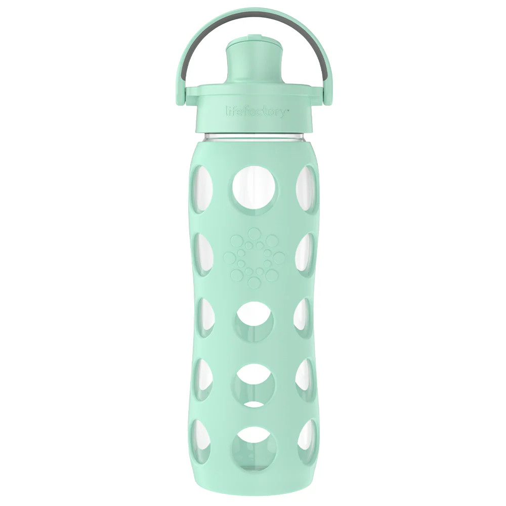 22oz Water Bottle with Silicone Sleeve and Active Cap | Lifefactory