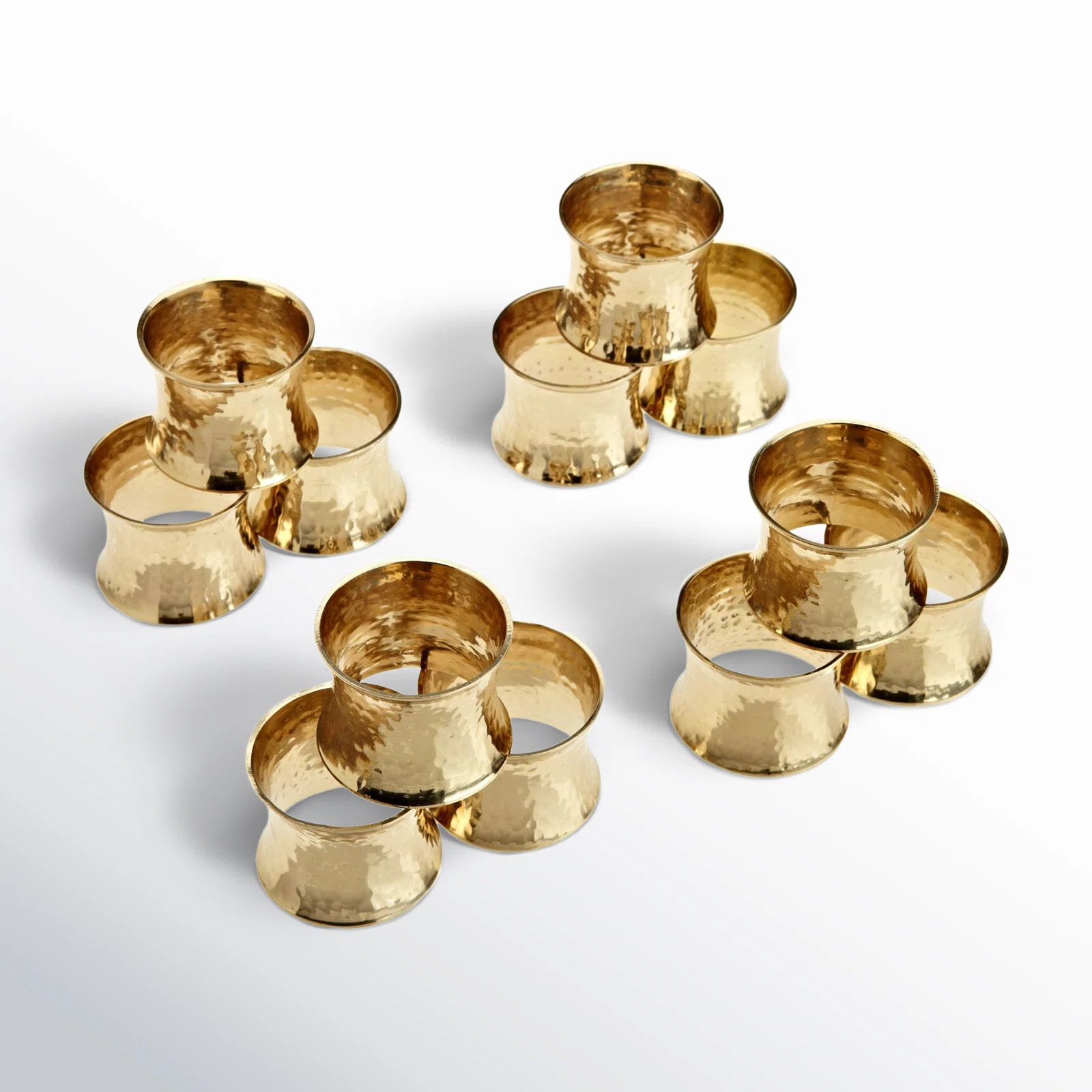 Hammered Napkin Ring (Set of 12) | Joss & Main