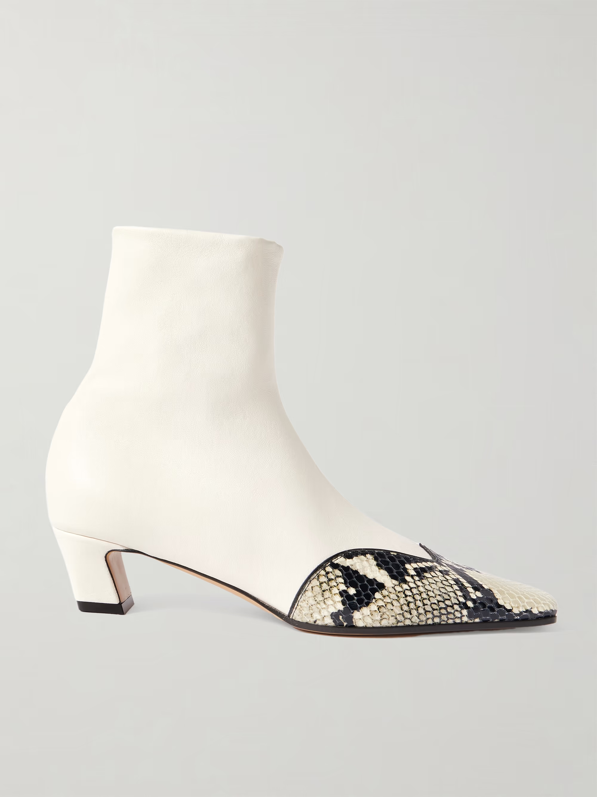 Nevada snake-effect leather ankle boots | NET-A-PORTER (UK & EU)