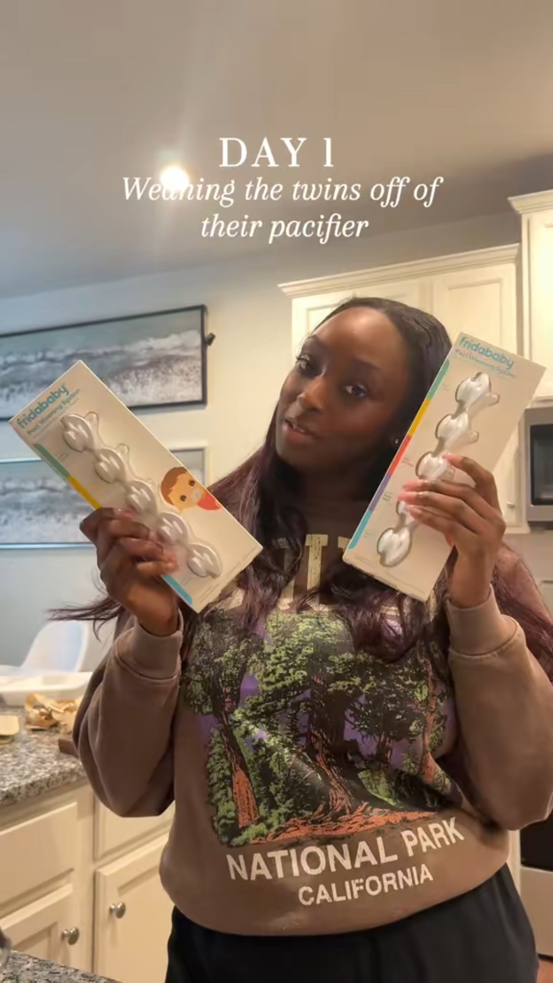 Weaning pacifier set 