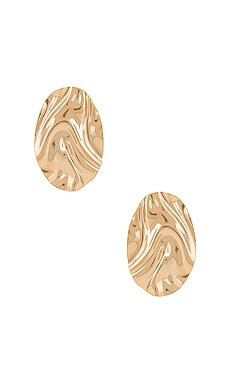 Fluid Oval Earring
                    
                    By Adina Eden | Revolve Clothing (Global)