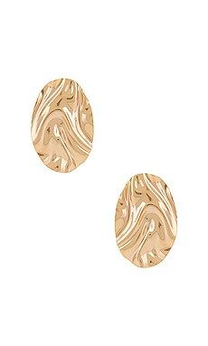 Fluid Oval Earring
                    
                    By Adina Eden | Revolve Clothing (Global)