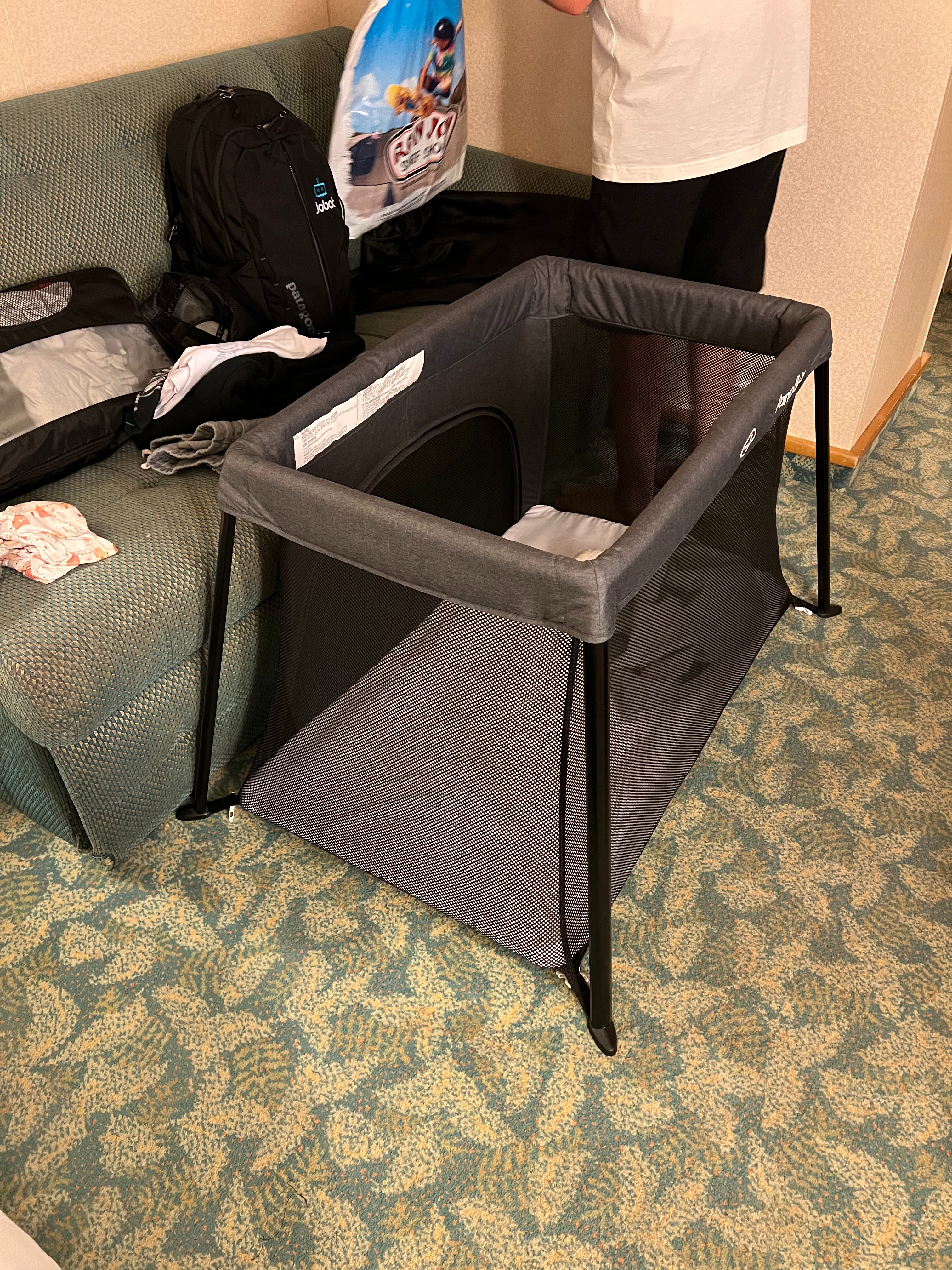 The BEST travel crib to use on trips with babies & toddlers! It's so easy to set up and very compact to pack. It can fit in a suitcase no problem! 

 #LTKTravel #LTKKids #LTKFamily
