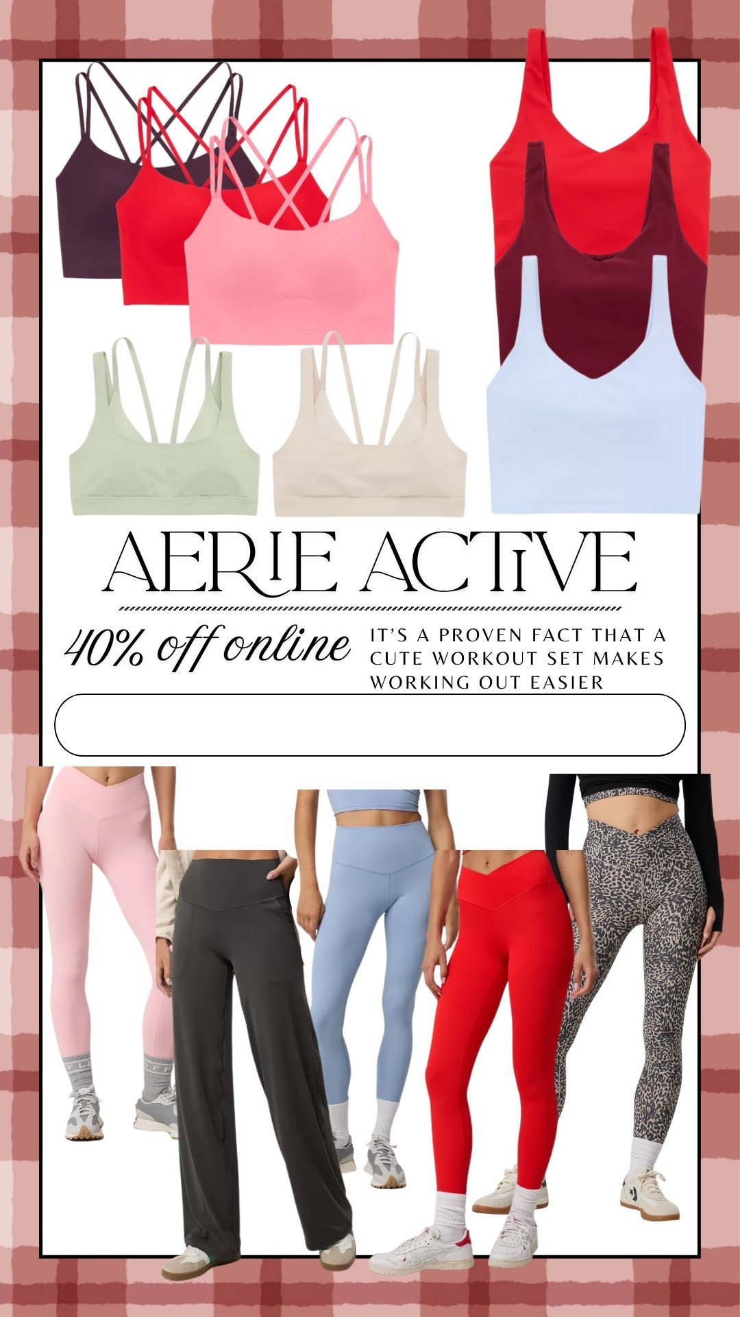 Aerie End of Year 40% off sale

#LTKActive #LTKfitnessgoals #LTKSaleAlert