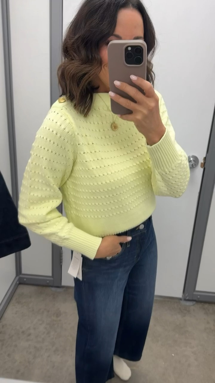 Y’all, this Walmart sweater is so good 💛 It’s giving all the J.Crew vibes with the button details along the shoulders and such a classic, elevated look. The yellow color is perfect for spring and it honestly does not look like Walmart at all. Such a great affordable spring sweater you can style so many ways. Wearing a size small. 

 

#LTKOver40 #LTKPetite