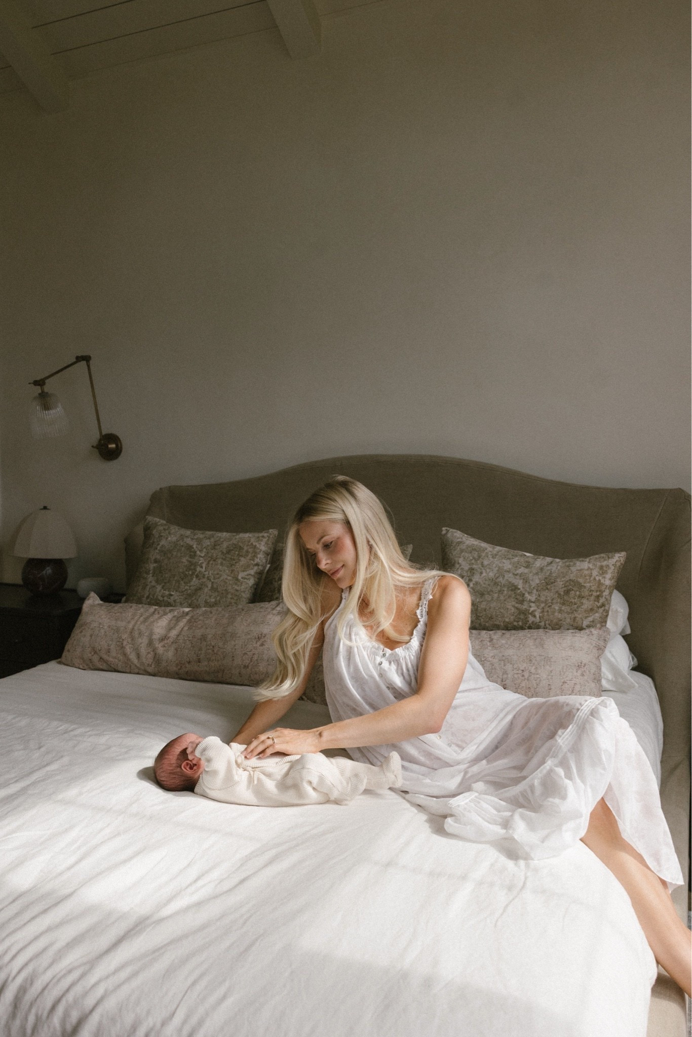 SIZE: small in nightgown- since it’s a night gown, it’s a little sheer… would need a dress if wearing out
