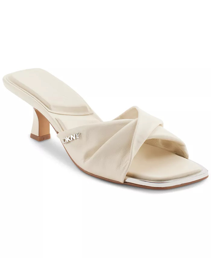DKNY Women's Jolaine Twist Slide Sandals - Macy's | Macy's