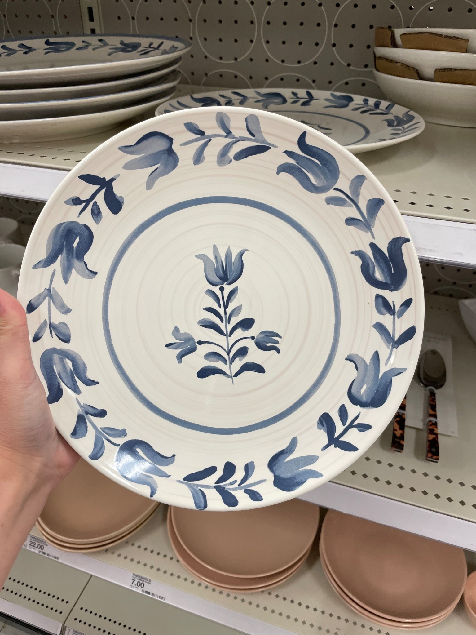 Blue floral dinner plates from Target. Perfect for the cottagecore grand millennial home. 

#LTKHome
