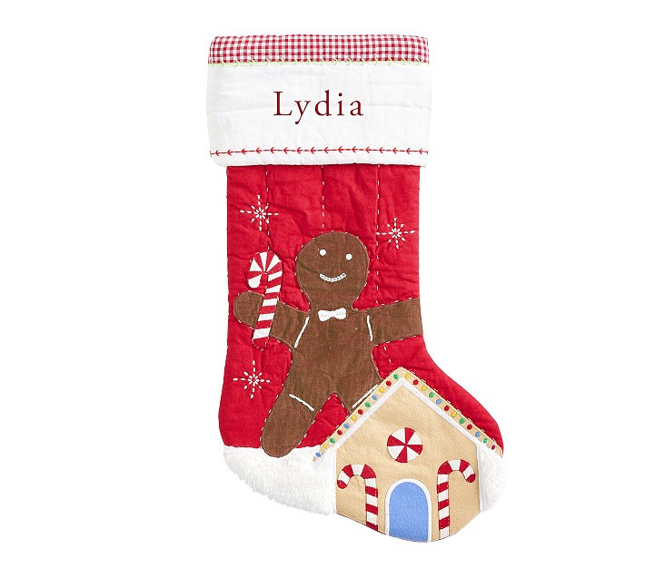 Quilted Christmas Stocking Collection | Pottery Barn Kids