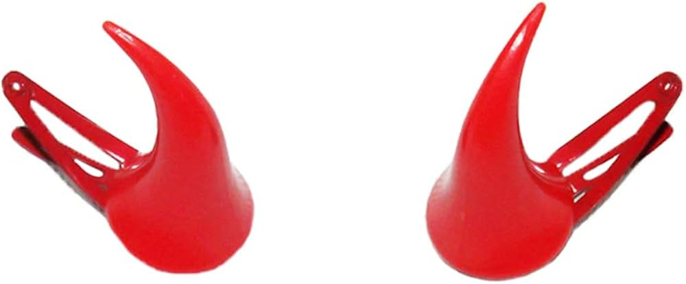 Red Devil Horns Hair Clips for Women Halloween Cosplay Hair Accessories for Girls Halloween Hair ... | Amazon (US)